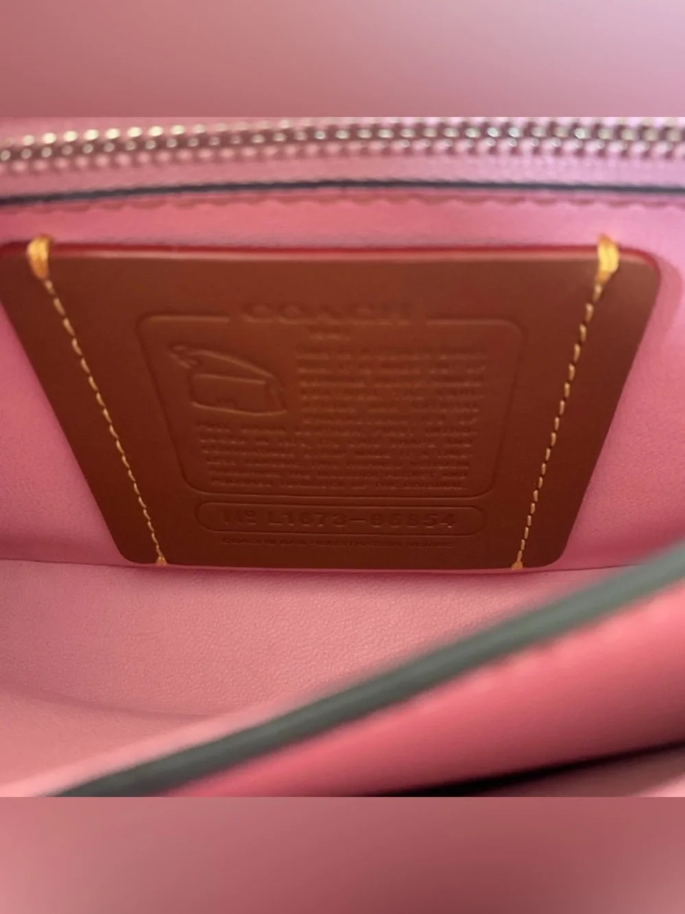 RARE Coach 1941 Double Dinky Tea Rose Purse